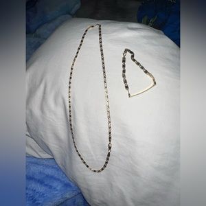 Cadena de oro con pulsera de oro 14k